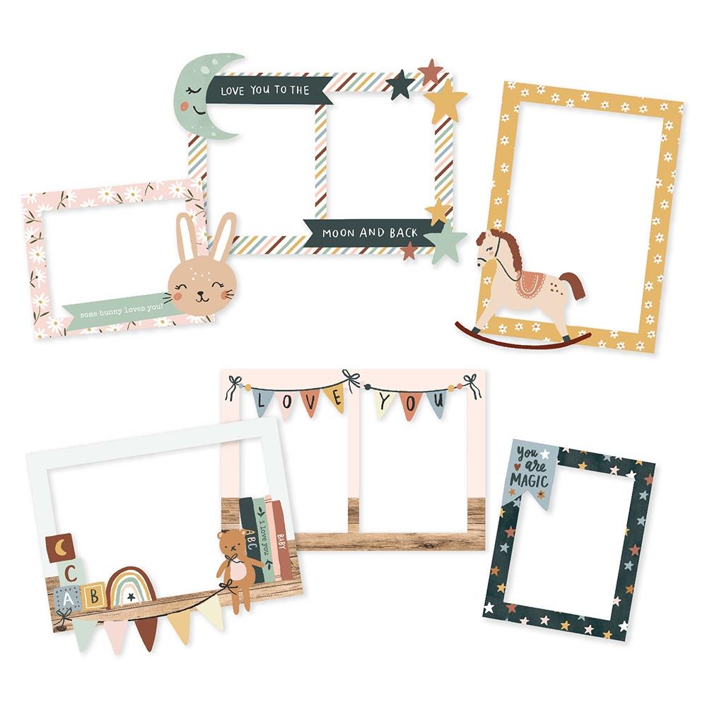 Boho Baby - Chipboard Frames - zum Schließen ins Bild klicken